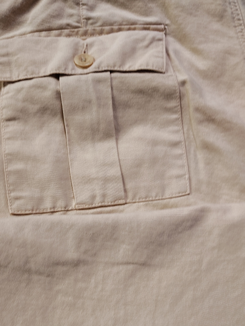 Banana Republic Beige Pants with Navy Trim